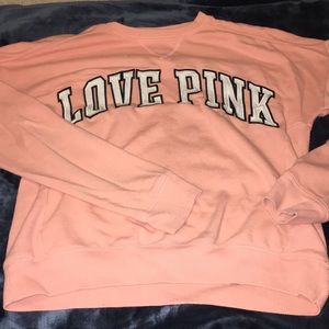 Pink crew neck
